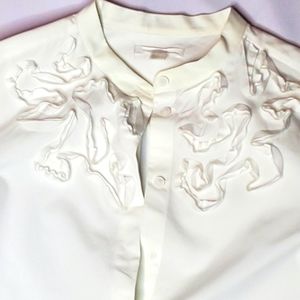 COS White button up shirt
